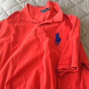 Red large Pony Polo